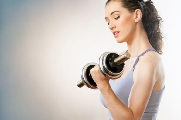 La fille proie du sport